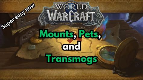 Island Expeditions Have Some Awesome Transmogs Mounts And Pets Youtube