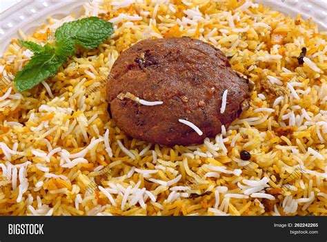 Shami Kabab Biryani Image Photo Free Trial Bigstock