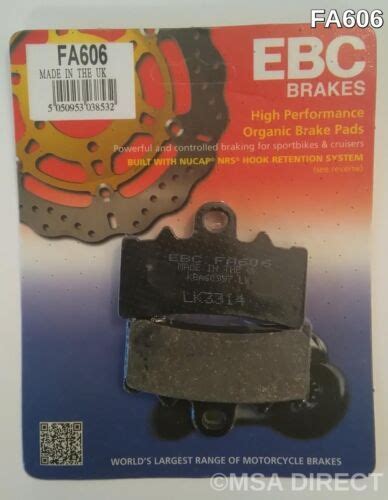 Ebc Organic Front Disc Brake Pads 1 Set Fits Ktm Duke 125 2011 To