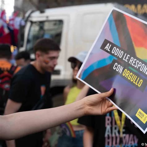 Marcha del Orgullo Amnistía Internacional alerta sobre los riesgos a