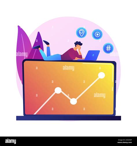 Data Driven Business Model Abstract Concept Vector Illustration Stock