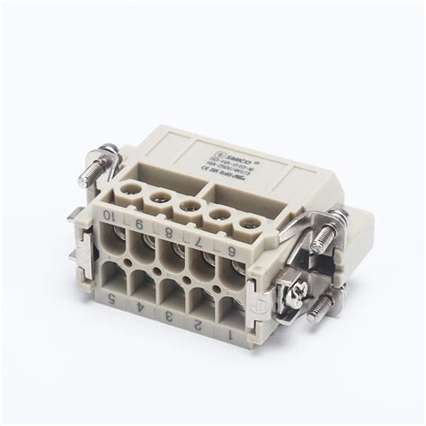 Heavy Duty Connector With Male Insert Pins Heavy Duty Rectangular