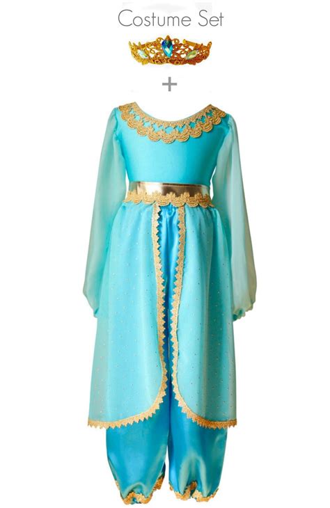 Traje De Princesa Princesa Jasmine Inspirado Ni As Traje Etsy