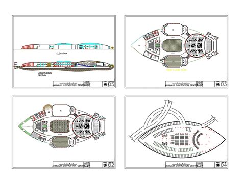 Convention Center In Autocad Cad Download 115 Mb Bibliocad