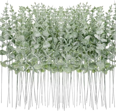 Amazon Pcs Eucalyptus Stems Faux Greenery Artificial