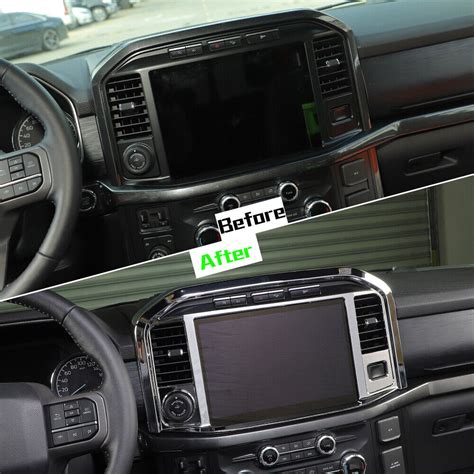 Center Console Dash Gps Navigation Panel Cover Trim For Ford F