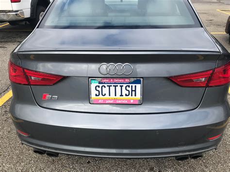 Alright Which One Of You Had The Best License Plate Frame I Ve Ever Seen Audi