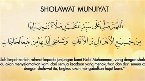 Bacaan Sholawat Munjiyat Dan Artinya Lengkap Dengan Teks Latin Dan Arab