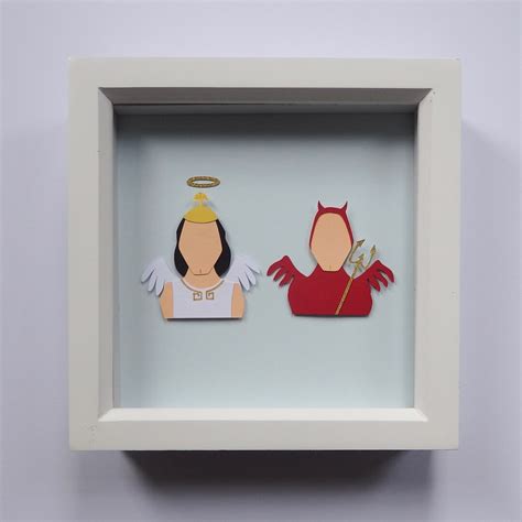 Framed 'angel Kronk & Devil Kronk' Emperor's New - Etsy