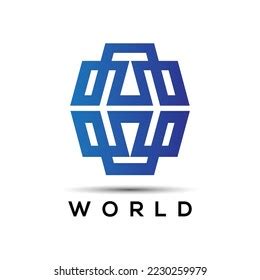 Creative World Logo Design Symbol Stock Vector (Royalty Free ...