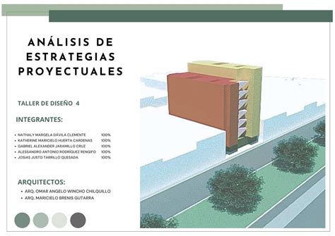 Upn Taller De Arquitectura An Lisis De Estrategias Proyectuales By