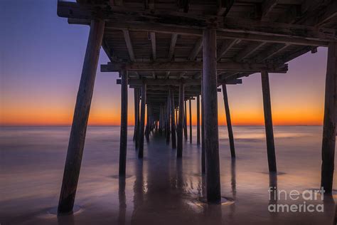 Nags Head Pier Sunrise Photograph by Michael Ver Sprill - Fine Art America