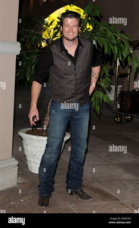 Blake Shelton Outside 2012 NBC Universal Winter TCA Press Tour Held At