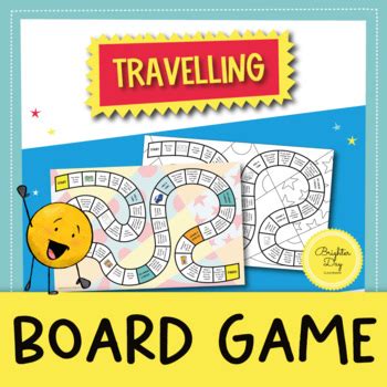 Travelling Speaking Board Game For The English Esl Efl Classroom