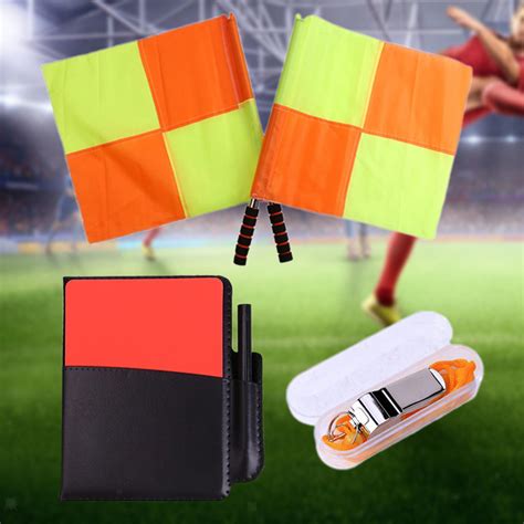 Soccer Referee Flag Set Football Linesman Flags Set Ebay