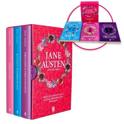 Box 3 Livros Grandes Obras Jane Austen Jane Austen Orgulho E