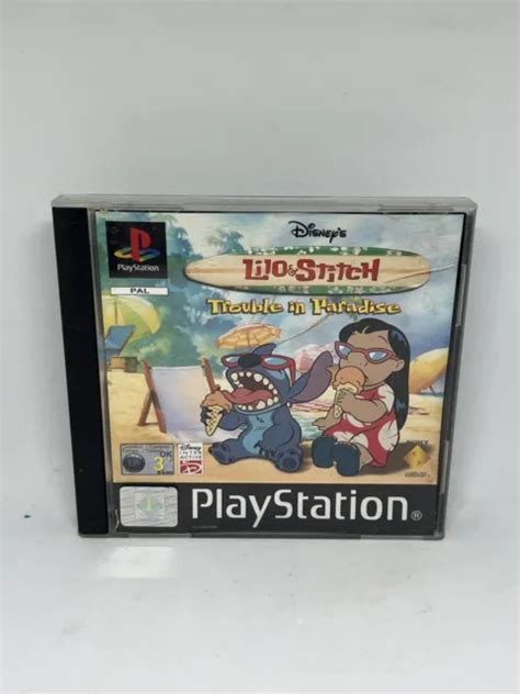 LILO STITCH Trouble In Paradise Sony PlayStation 1 2002 PS1 Game