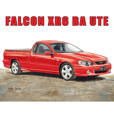 Ford Falcon XR6 BA Ute – Jeebsters Nostalgic Signs