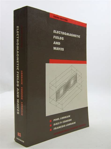 Electromagnetic Fields And Waves Amazon Co Uk Lorrain Paul Corson