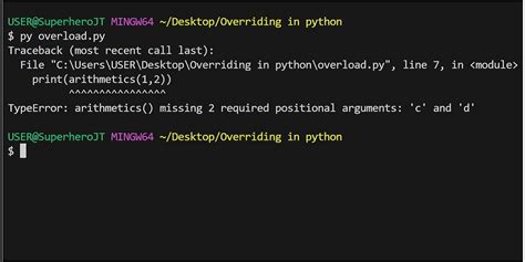 Understanding Function Overloading In Python