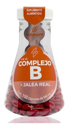 Complejo B Jalea Real 150 Cápsulas Solanum Envío gratis