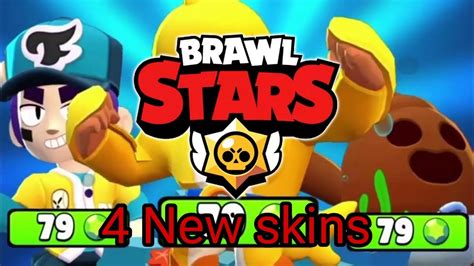 🧩4 New Skin🧩 🎖️brawl Stars🎖️ Youtube