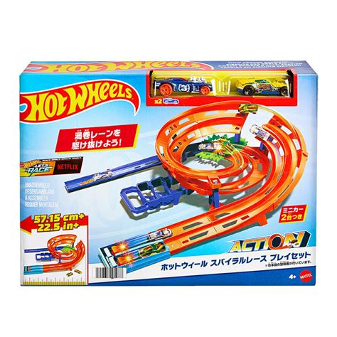 楽天ブックス ホットウィール Hot Wheels スパイラルレース プレイセット ミニカー プレイセット ミニカー 台付 才 HTK 玩具