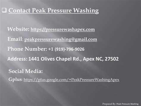 Ppt Steps Of Pressure Washing A House By Peak Pressure Washing