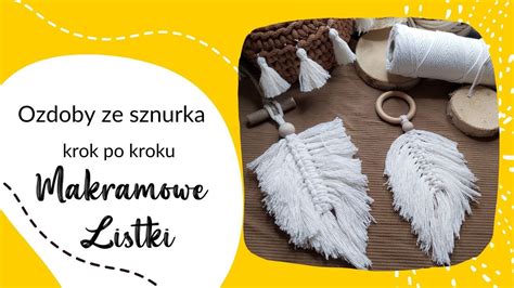 Jak Zrobi Makramowy Li Pi Ro Makrama Diy Tutorial Easy Macrame