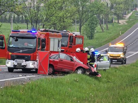 Tragiczny wypadek na trasie Kraków Olkusz Nie żyje jedna osoba