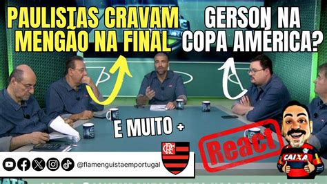 React Paulistas Cravam Meng O Na Final Gerson Na Sele O Brasileira