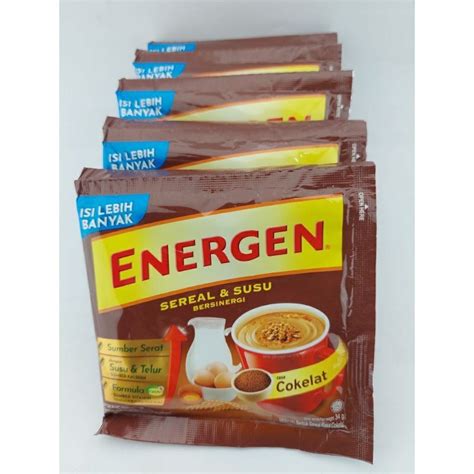 Jual Energen Coklat Minuman Sereal 10 Sachet Susu Coklat Shopee Indonesia