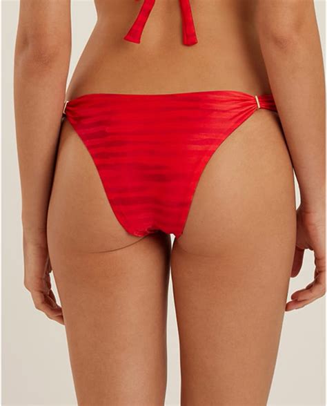 Bikini Bottoms Bottom Halter Adjustable Stripe Flora Brand Lenny Niemeyer