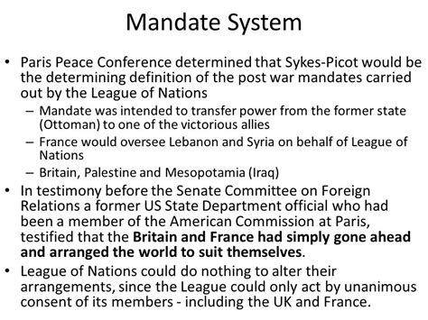 Mandate Definition