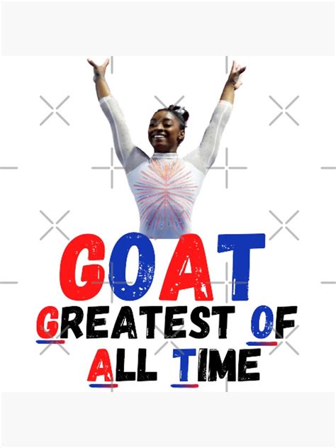 "Simone biles goat" Poster by AddyRo | Redbubble