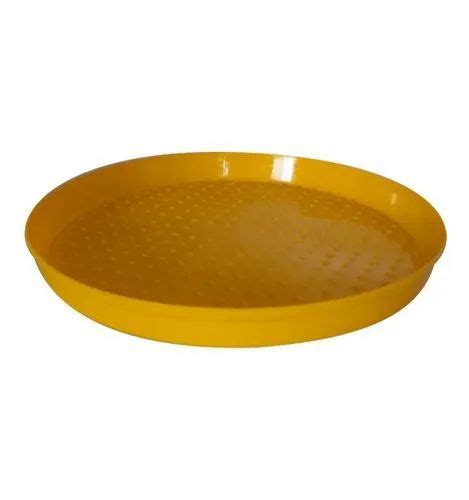 Yellow Plastic Chicken Feeder Tray At Rs 78 Piece Chicken Feeder