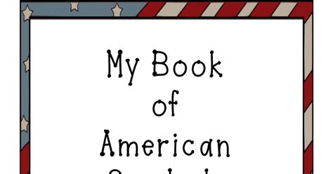 American Symbols Booklet