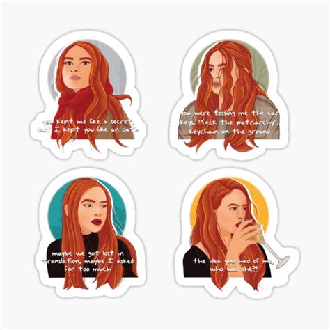 All Too Well Sadie Sink Sticker Set Sticker For Sale By Ioncia