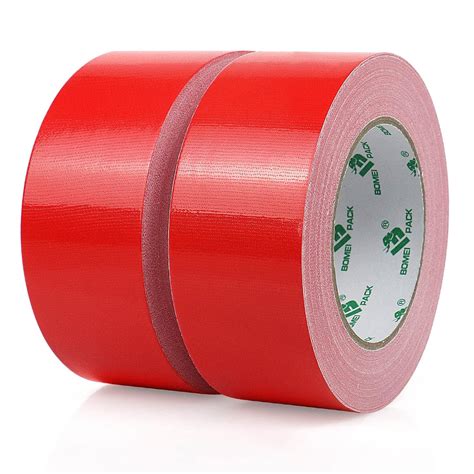 Bomei Pack Premium Gewebeband Rollen Mmx M Rot Panzertape Mit