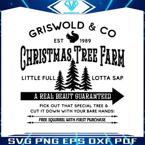 Griswold And Co Est Tree Farm Svg