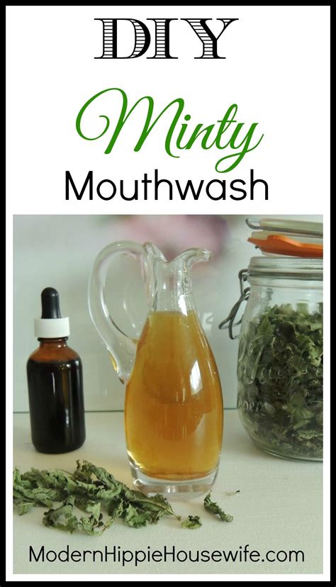 Diy Minty Mouthwash With Essential Oils — Modern Hippie Health