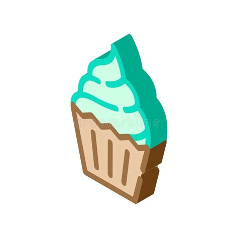 Postre De Tarta Icono Isom Trico Vector Ilustraci N Aislada Ilustraci N