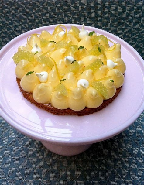 Tarte au citron sur pâte de sablé breton Avant première les