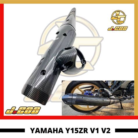 Yamaha Y Zr Muffler End Cover Muffler Cover Carbon Lazada Ph