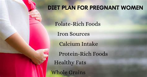 DIET PLAN FOR PREGNANT WOMEN - Pinkflower