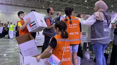 Sharjah Volunteers Unite for Gaza Relief