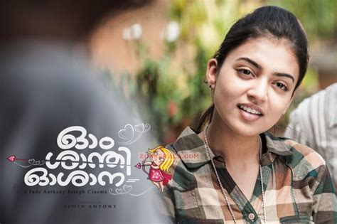 Actress Nazriya Nazim In Om Shanthi Oshaana New Poster 212 - Malayalam ...