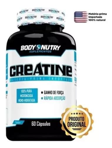 Creatina C Psulas Body Nutry Suplemento Alimentar Creatina