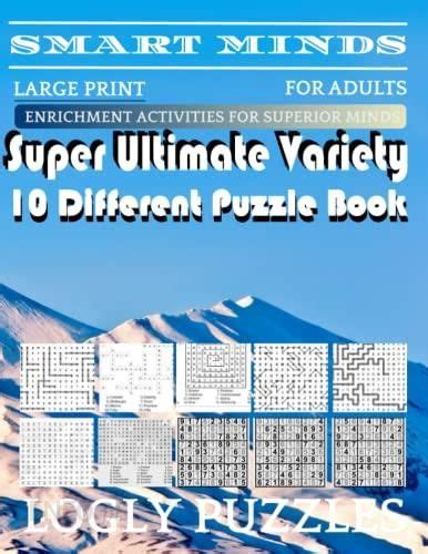 Smart Minds Variety Different Puzzle Book For Adults Ultimate