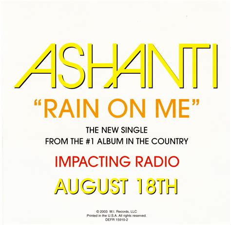 highest level of music: Ashanti - Rain On Me-Promo-CDS-2003